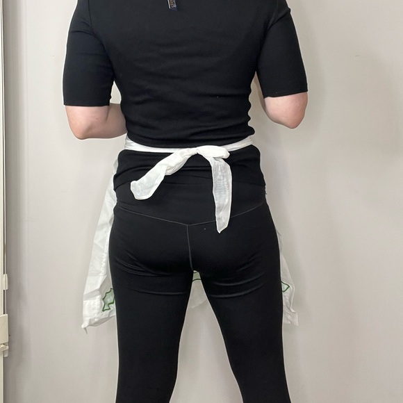 Handmade Vintage Holiday Half Apron Sheer With Holly and Berries One Size - Picture 6 of 8